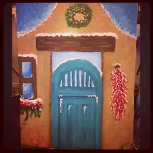 Public Paint and Sip Class - A Santa Fe Holiday at Bombs Away Beer Company