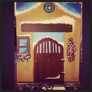 Public Paint and Sip Class - A Santa Fe Holiday at Bombs Away Beer Company