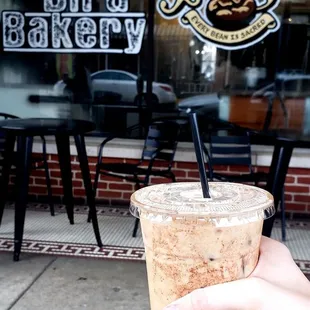 Super yummy brown sugar cinnamon iced latte!