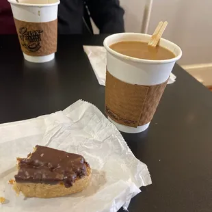 French Press Coffee with Blood Orange Biscotti
