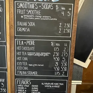 The current menu 3/25/2022 3 of 3