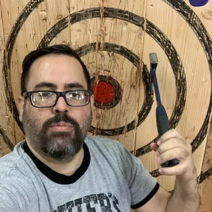 First hit of many for the day!