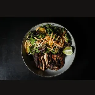 Blackened Chicken Wonton Salad