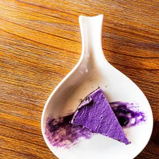 Ube cheesecake