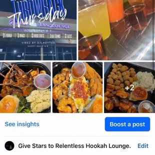 a photo of a facebook post