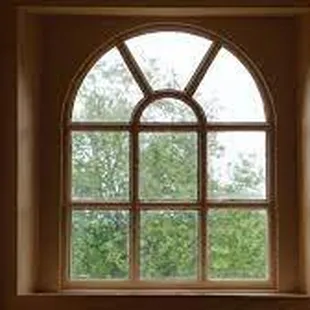 Arched window glass replacement