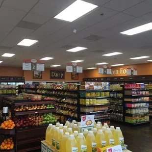 the inside of a grocery store