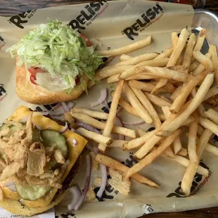 Single Tasty Burger with Regular Fries