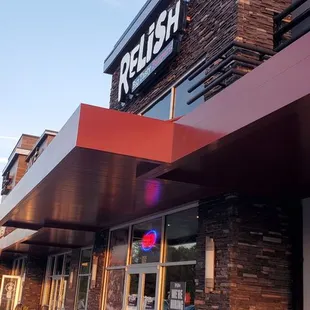 Front has patio area