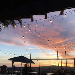 Sunset at Relish Burger Bar Patio
