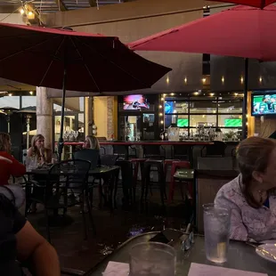 Outdoor patio has its charm. But the service is awful.