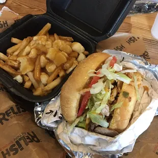 Relish the Tuesday! With poutine fries