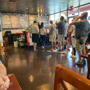 Fantastic to see people frequenting NM small businesses again. Definitely worth the wait, as usual the food was fantastic.