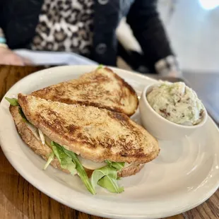 Pear and Brie grilled cheese