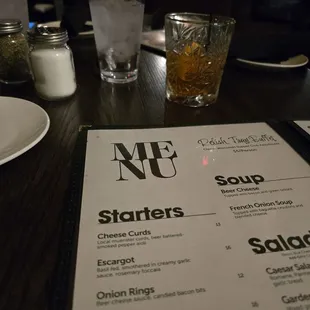 Just sat down for dinner