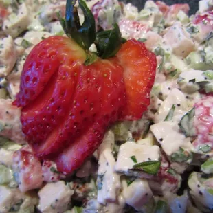 Strawberry Chicken Salad.