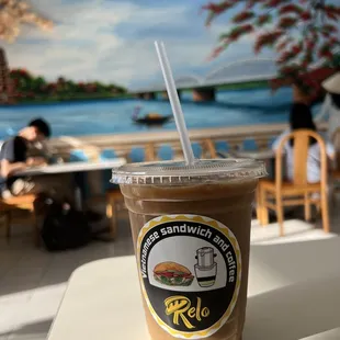 Cold brew with cream