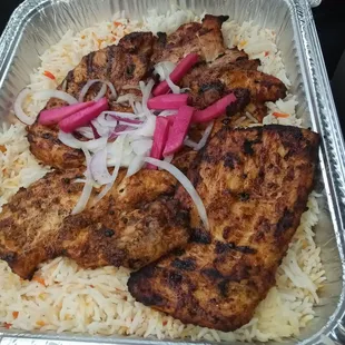 Deboned chicken with rice/5 piece