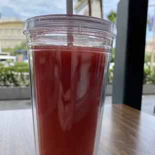 A big and frosty drink!!!