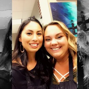 Nest night Painting with Rembrandt and Rose'