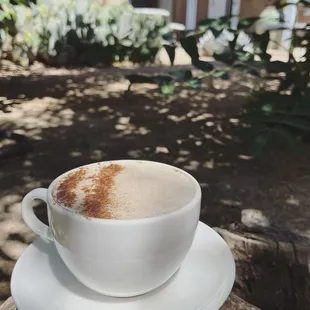 Enjoy a coffee in our beautiful courtyard