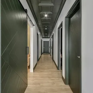 Hallway to all the cozy rooms!