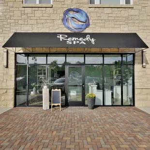 Entrance for the spa!