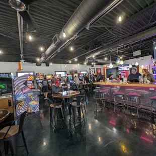 the inside of a restaurant