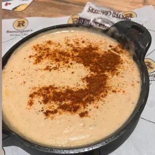 a bowl of soup on a table