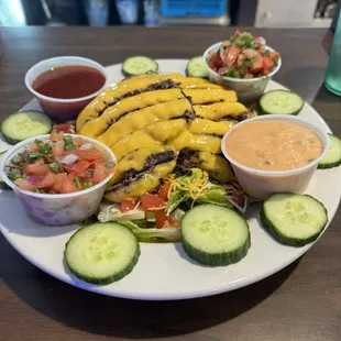 Cheese Burger Salad , another Walt Special at Remington's