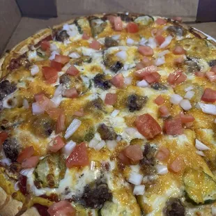 Cheeseburger Pizza