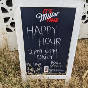 Happy hour hours