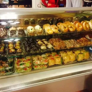Yummy pastries, along with sandwiches, soups and salads.
