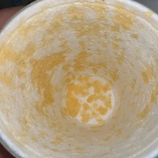 MICROWAVED rice in a cup that melted