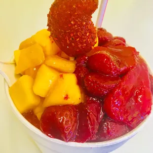 Raspados de frutas