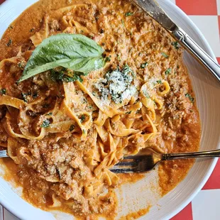 Fettuccine Bolognese Dinner