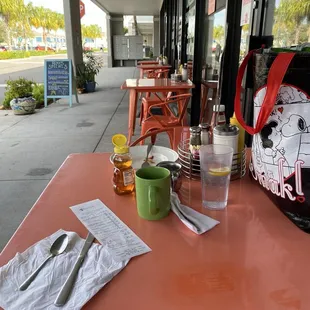 Remys outside eating area