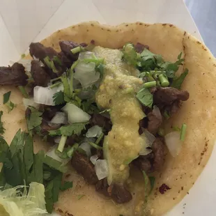 Asada taco