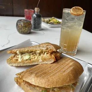 Craft cocktails and grilled tortas.