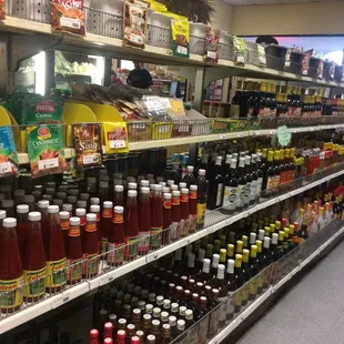 a variety of beverages