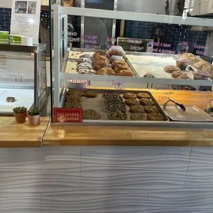 Baked goods! All out of the almond croissant, looks like I&apos;ll have to settle for the almond chocolate croissant