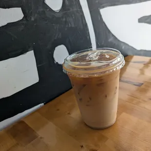 Seasonal brown sugar latte