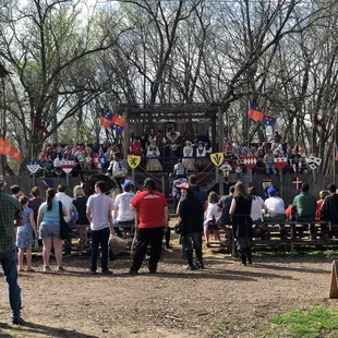 Jousting reminded me a bit of medieval times and a bit of Disney's Robin Hood