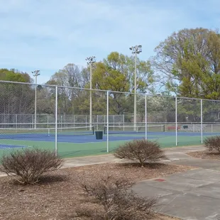 A few of their many tennis courts