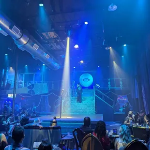 Inside before the 24 show started