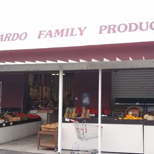 the front of the store