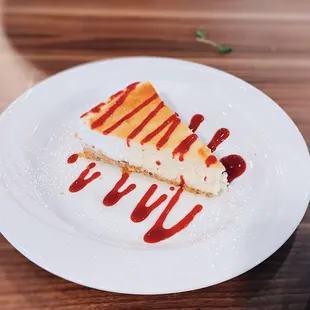 Cheesecake w/ biscotti crust / $6