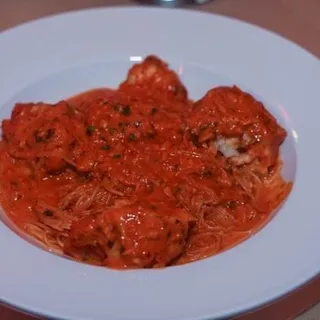 Angel Hair Checca Con Gamberi