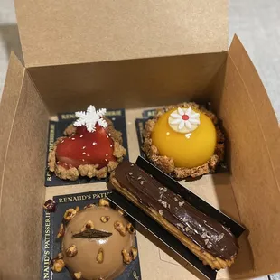 a variety of pastries