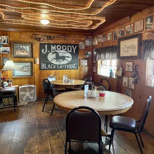 Back room tables front